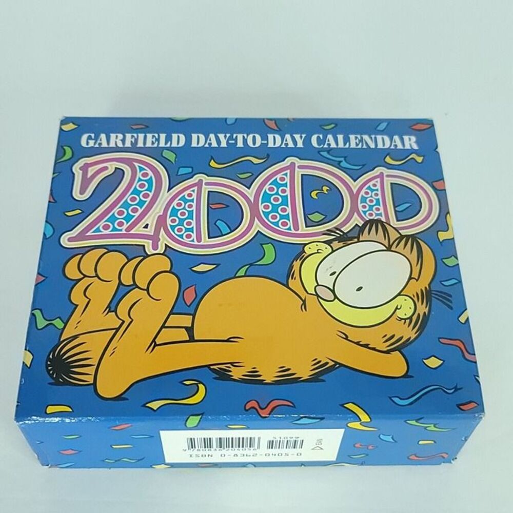 Vintage Garfield Day-to-day Calendar Y2K 2000 Daily Comic Garfield The Cat NEW
